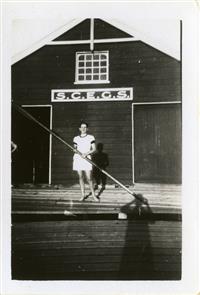 Rowing shed  at Berry's Bay c1940