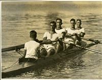 Rowing IV on the river c1930