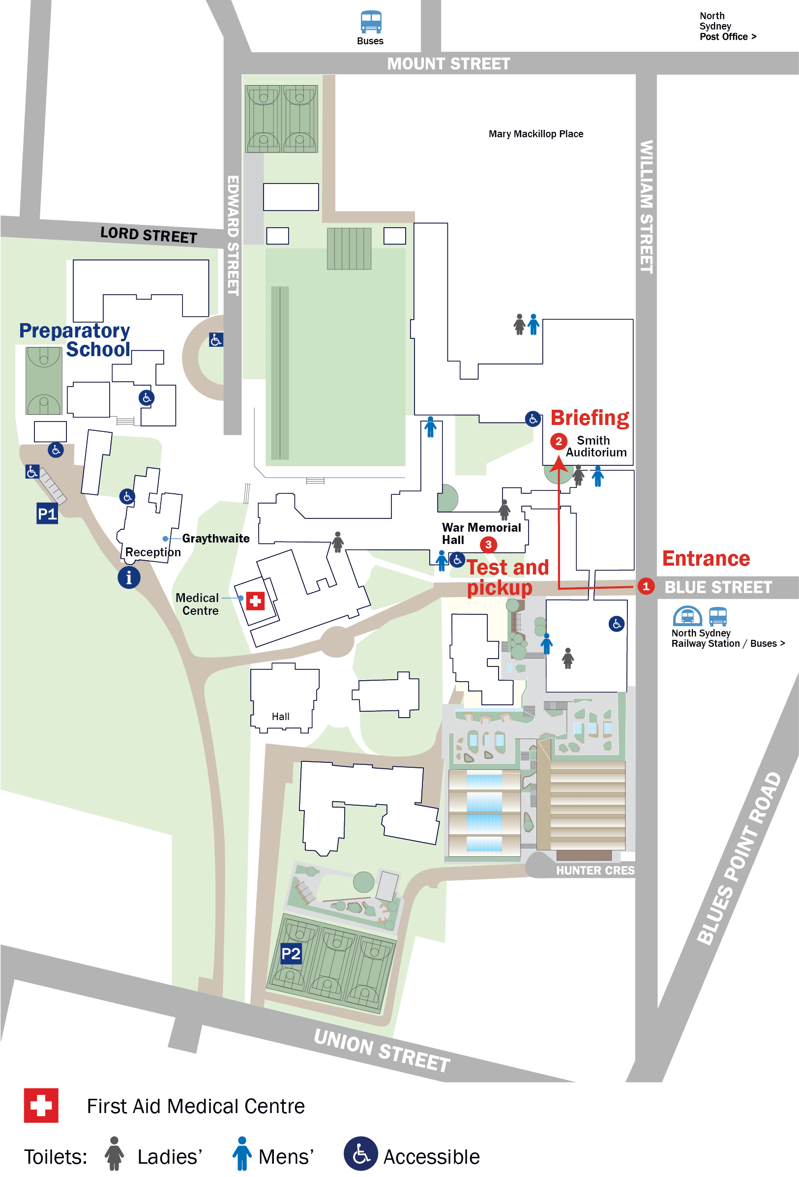 School Campus Map