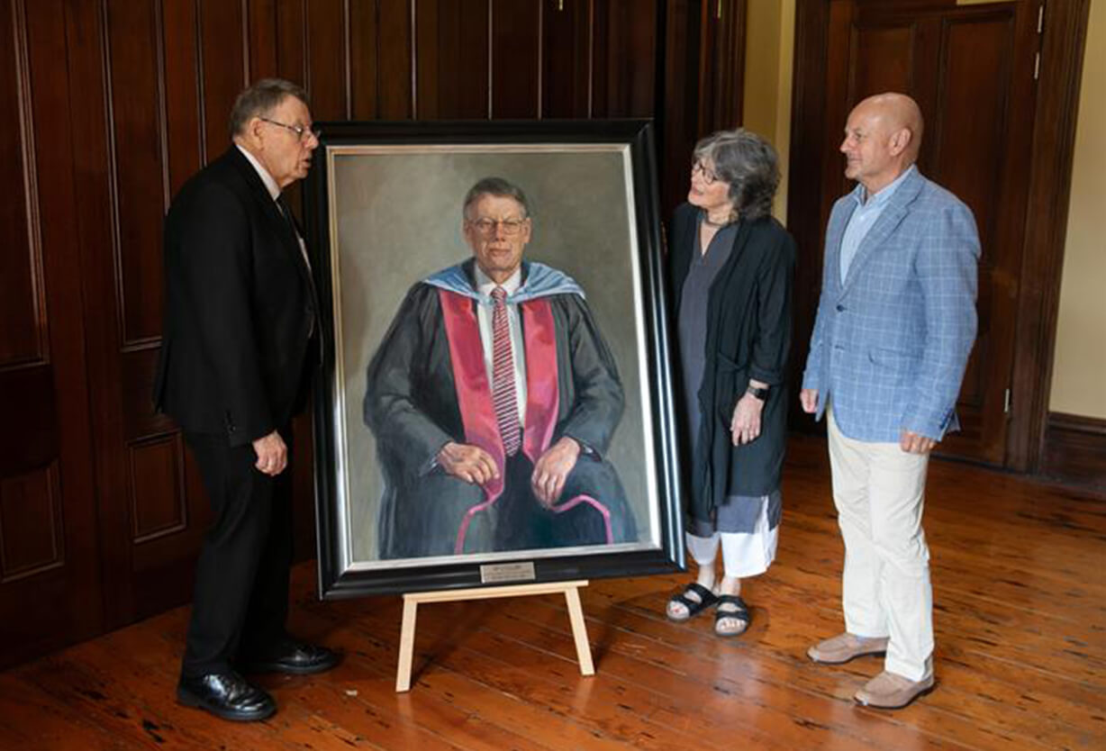 A New Portrait Unveiled By Rob Clarke, Council Chair