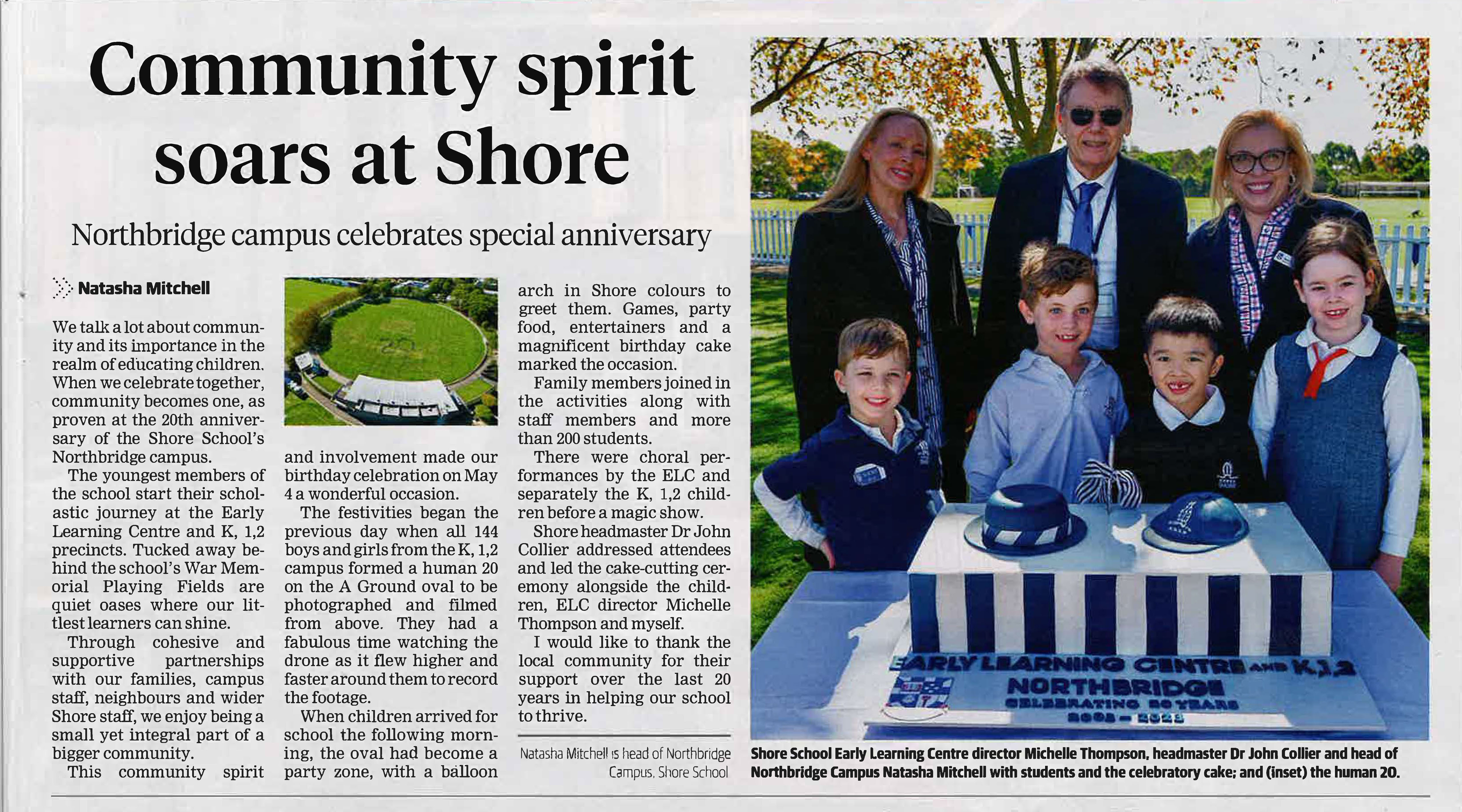 Community spirit soars at Shore