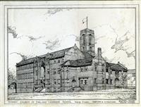Plans of renovated School House building 1934
