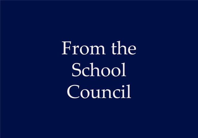 A Message from the School Council Chair 